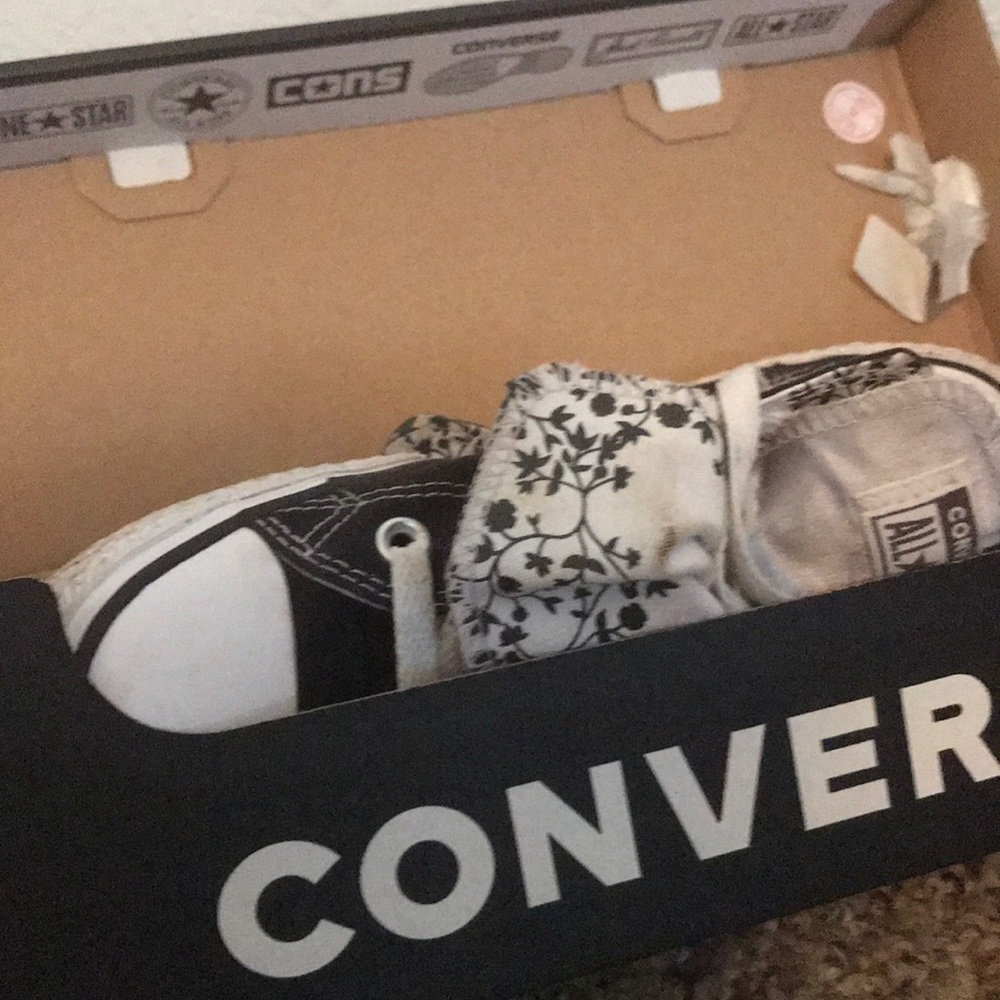 Converses worn twice